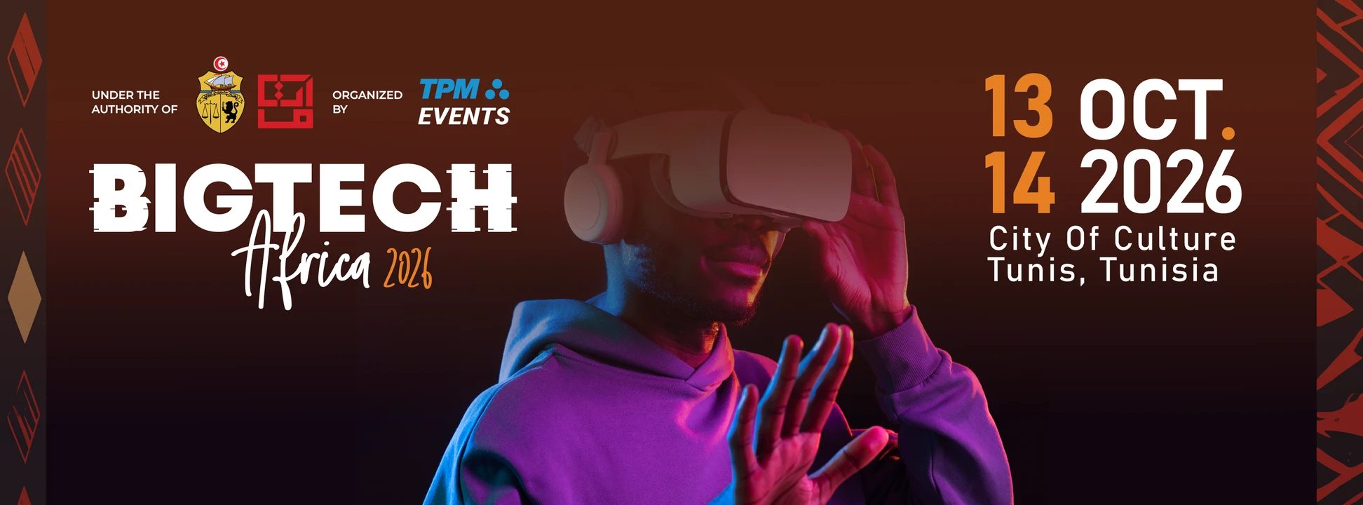 BIGTECH Africa 2026, 13 and 14 October, City of Culture, Tunis, Tunisia. Organised by TPM Events.